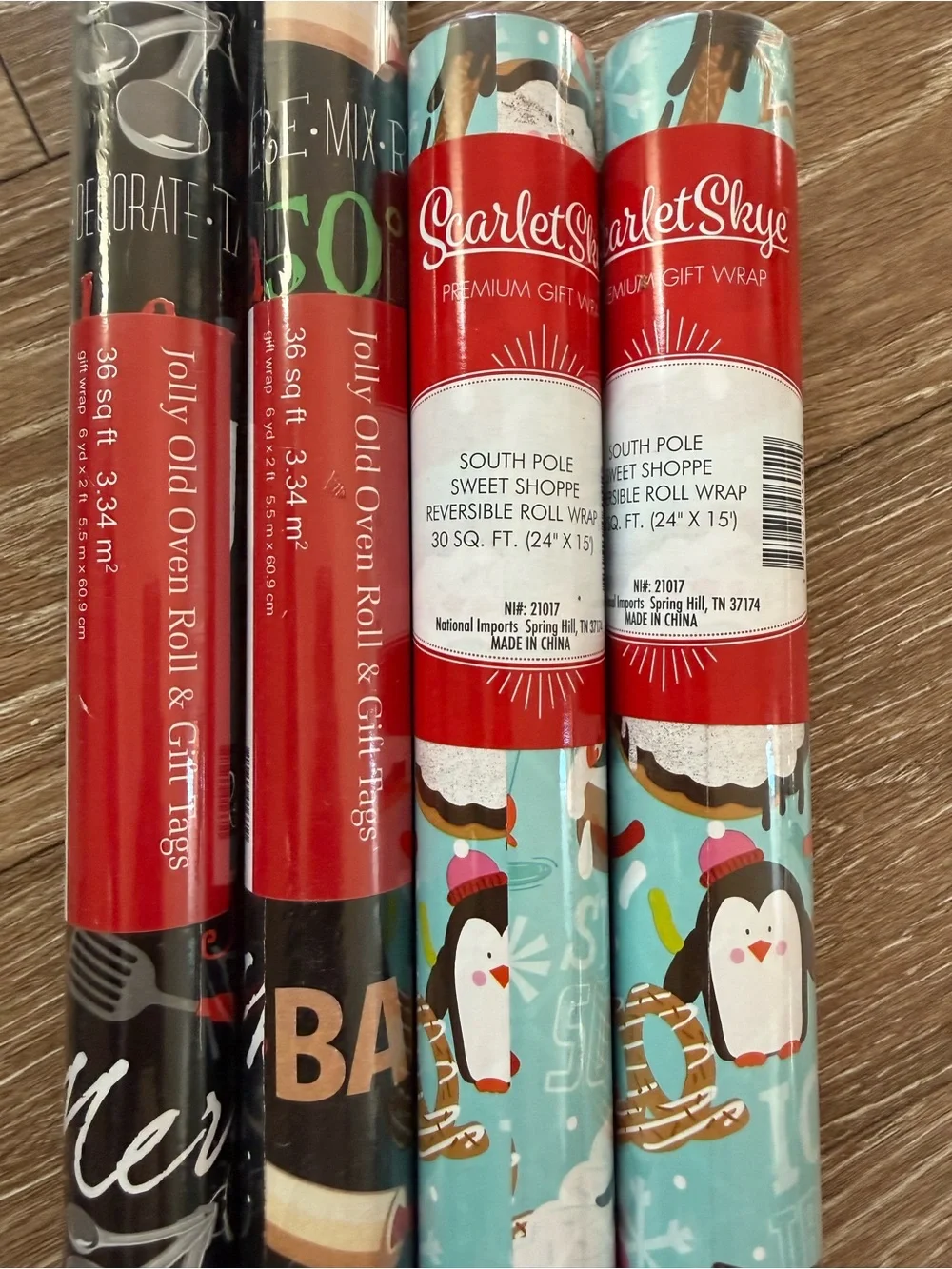 Christmas wrapping paper bundle
